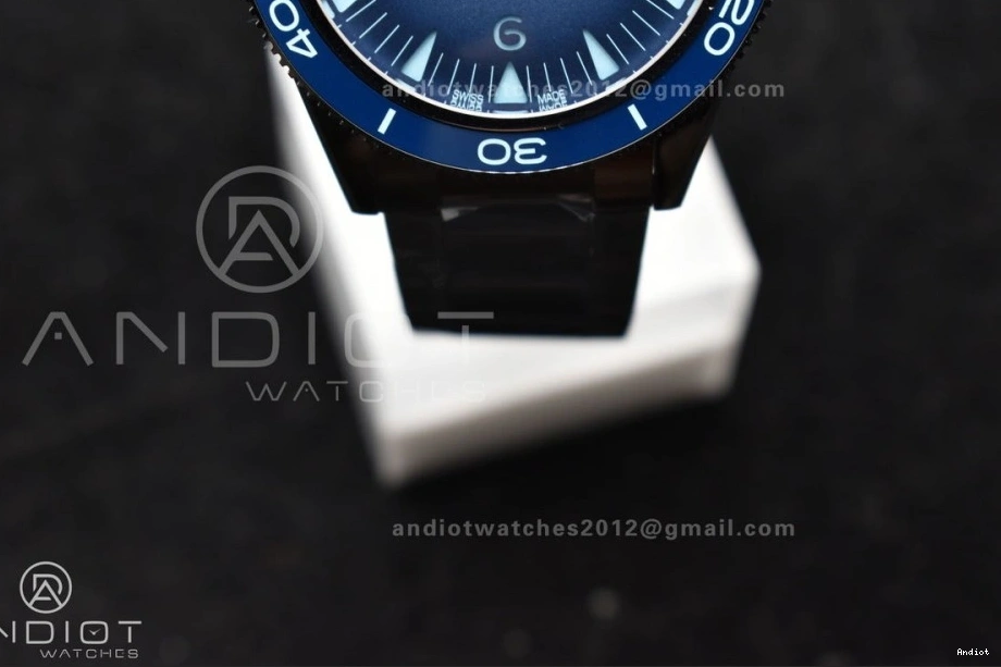 Bracelet Dial Blue Heritage Best VSF Seamaster 1:1 Edition on Clone Super 300 SS A8912 0401
